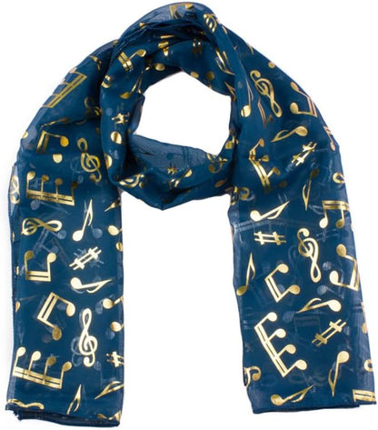 musical notes Lightweight scarf