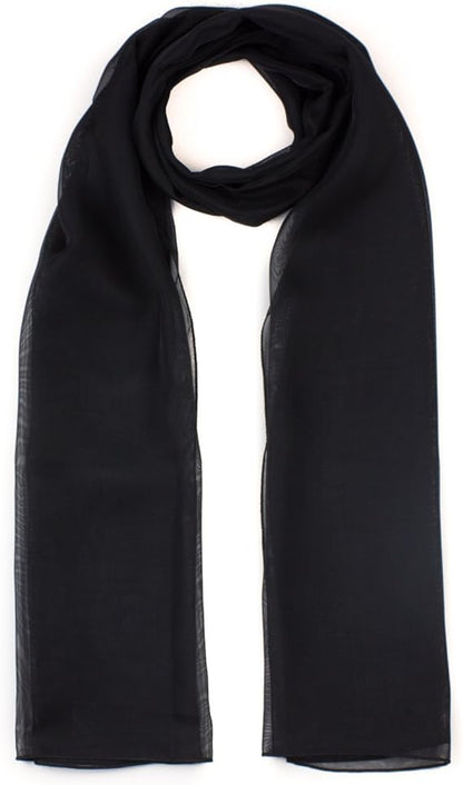 Classy plain chiffon scarf