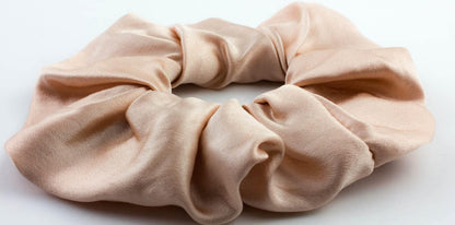 Large pure silk scrunchies