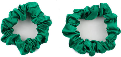2pcs pure silk small scrunchies