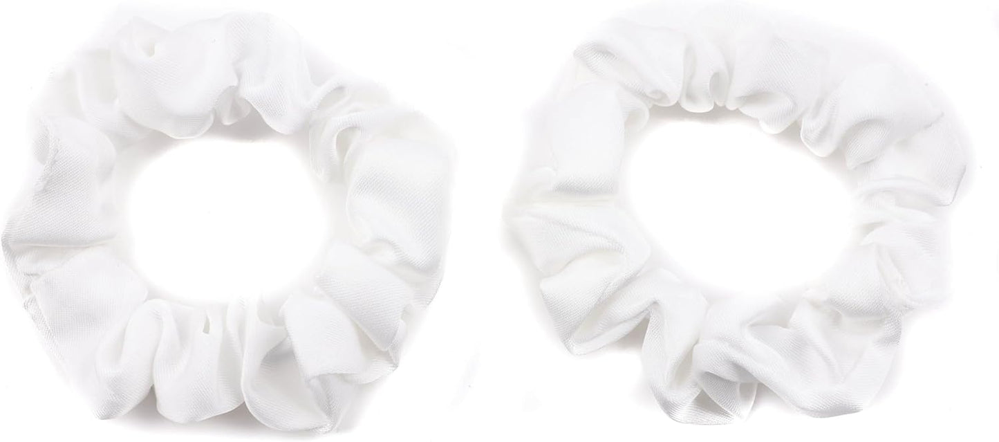 2pcs small luxurious satin hair tie