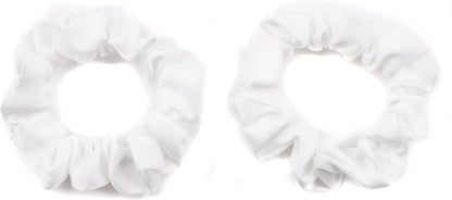 2pcs small luxurious satin hair tie