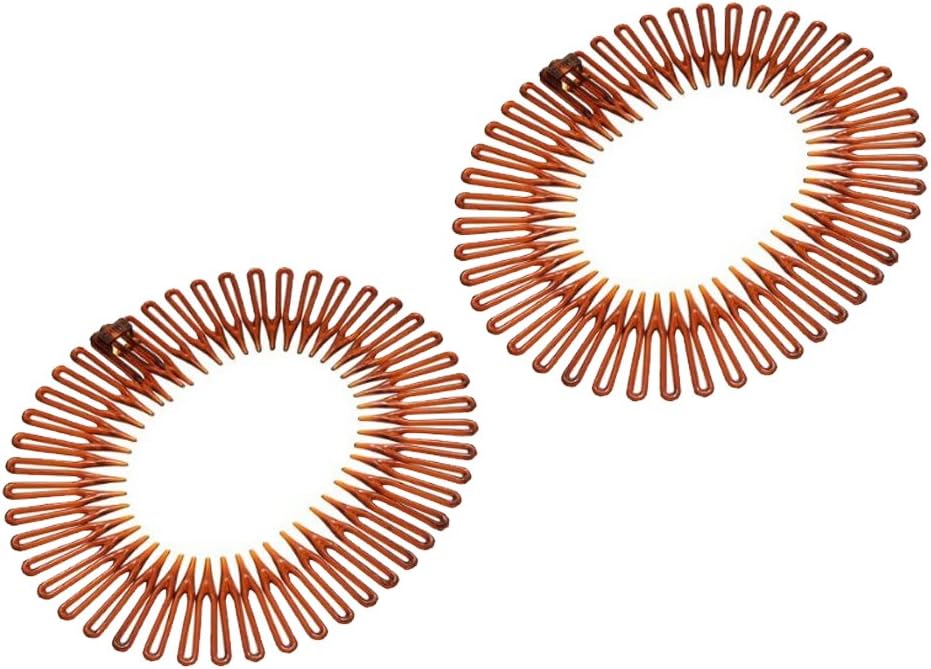 2pcs Flexy Headband Zig Zag Comb