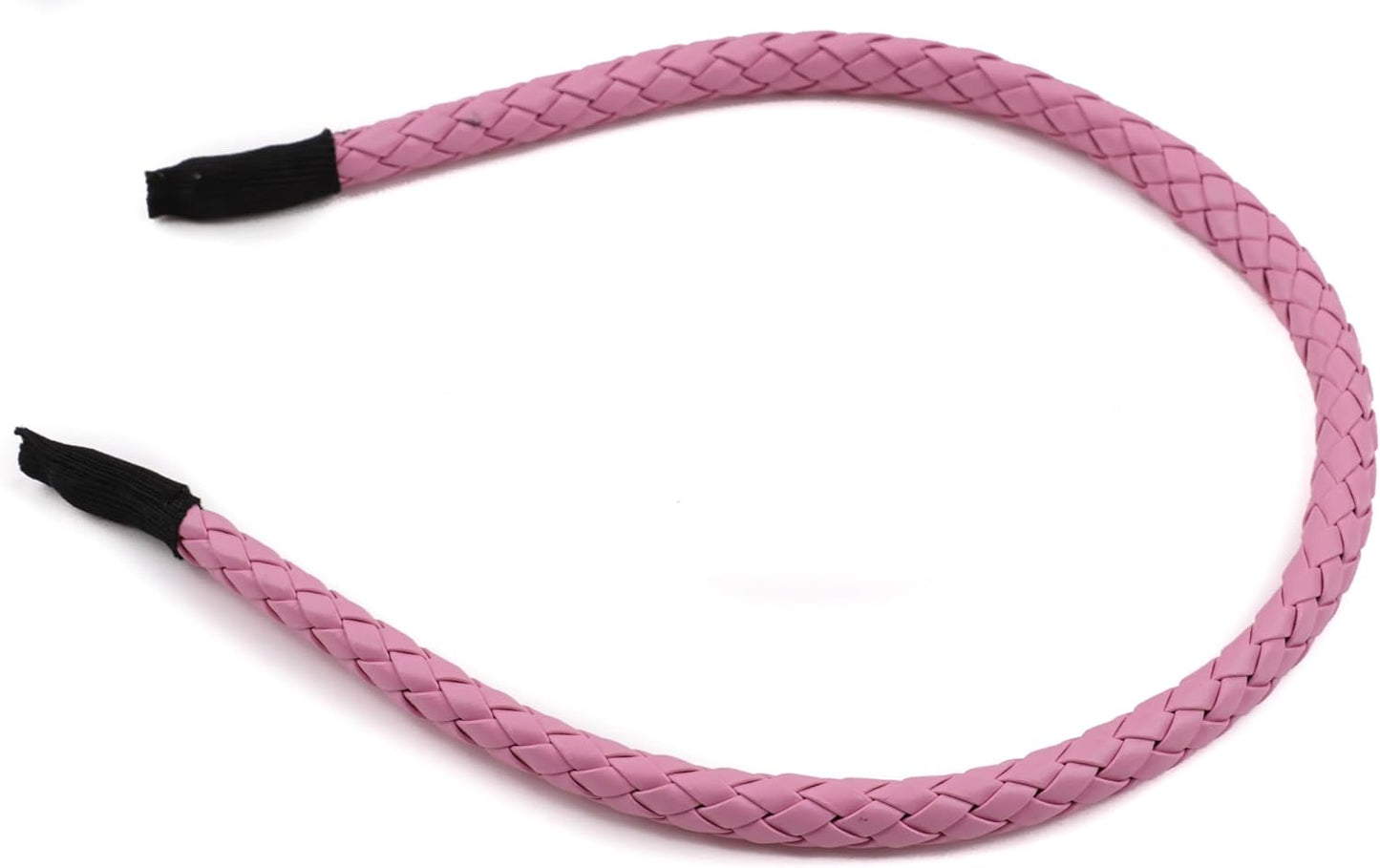 Braided  PU faux leather headband