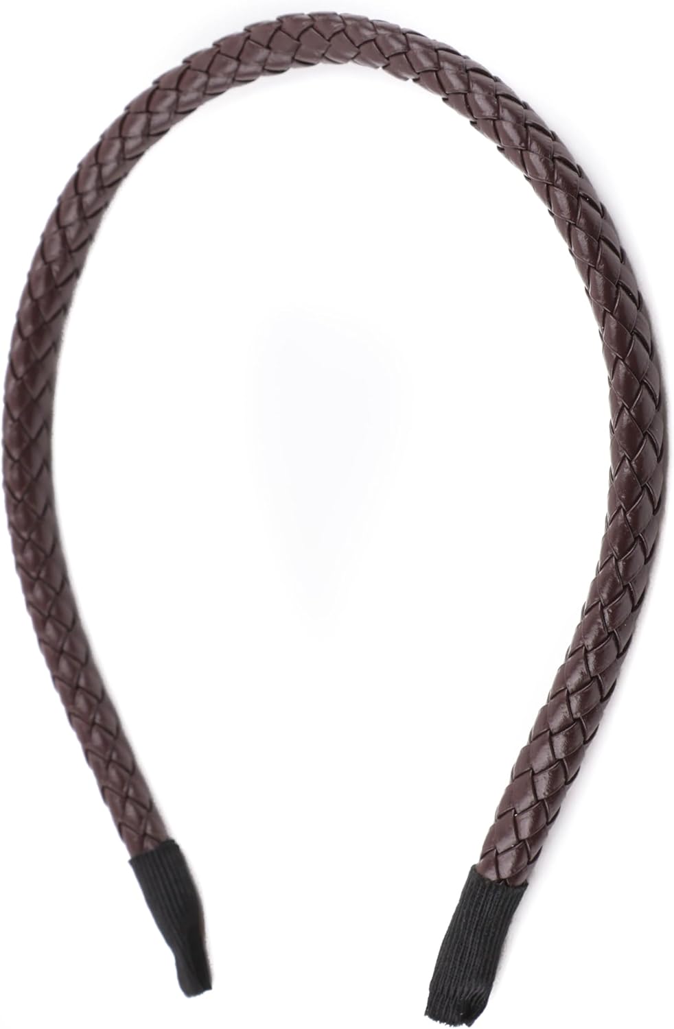 Braided  PU faux leather headband