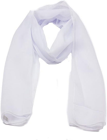 Classy plain chiffon scarf
