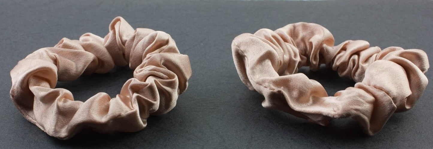 2pcs pure silk small scrunchies