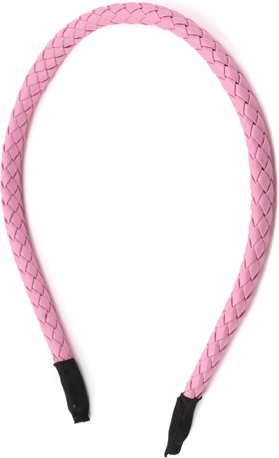 Braided  PU faux leather headband