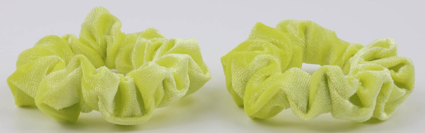 2pcs premium velvet small scrunchies