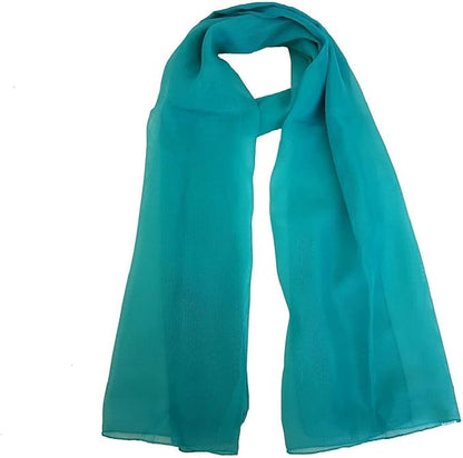 Classy plain chiffon scarf