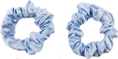 2pcs pure silk small scrunchies