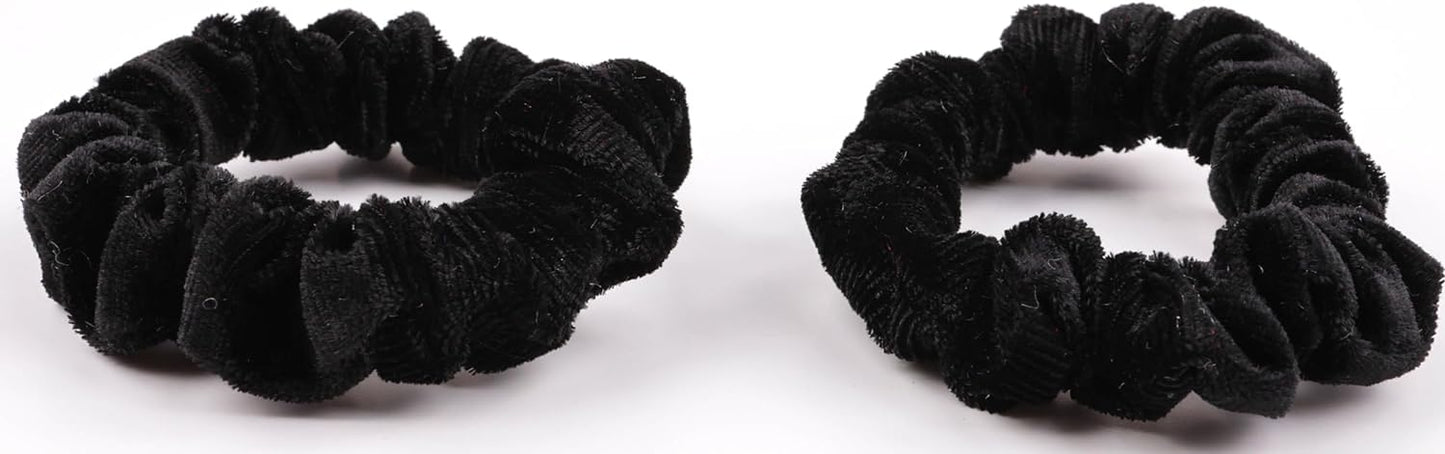 2pcs premium velvet small scrunchies