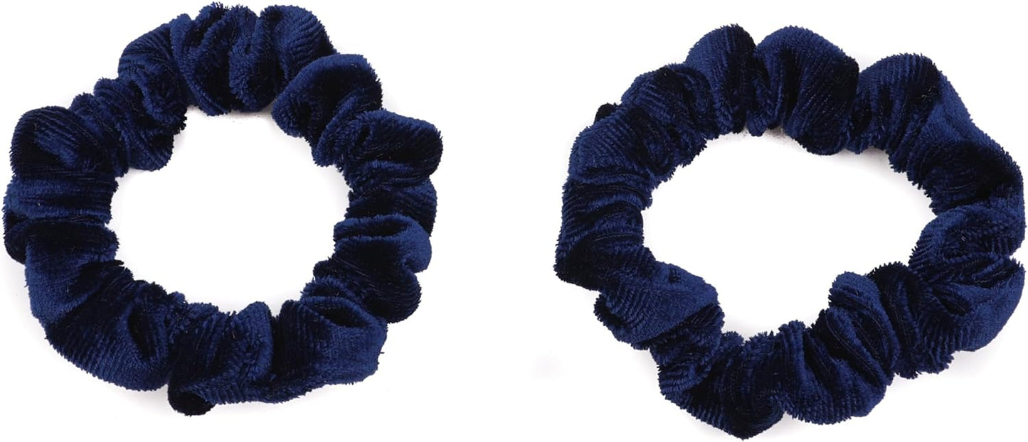 2pcs premium velvet small scrunchies