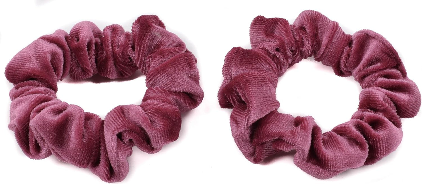 2pcs premium velvet small scrunchies
