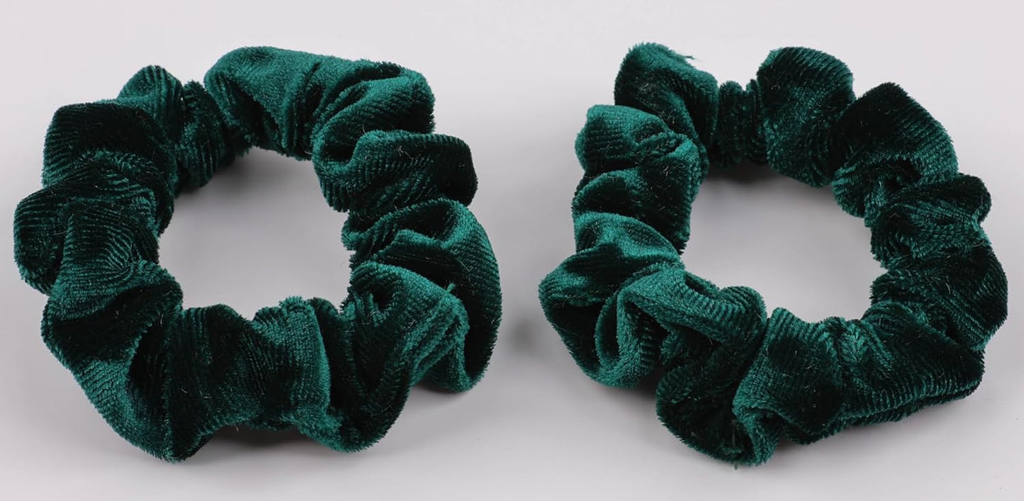 2pcs premium velvet small scrunchies
