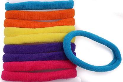 Set of 10pcs plain jersey large elastic