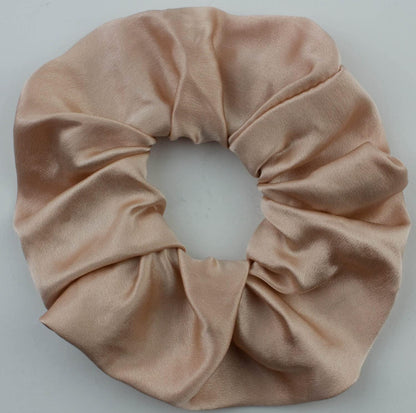 Large pure silk scrunchies