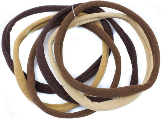 Pack of 6 fabric bands 10mm(1cm)