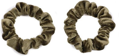 2pcs premium velvet small scrunchies