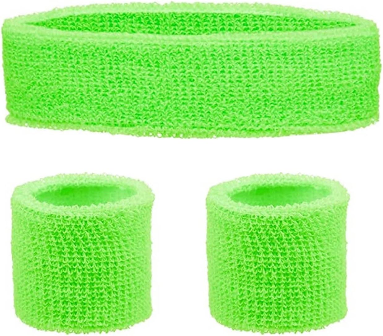 Sweatbands Headband Wristband Set