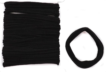 8pcs ribbed ponytail bands