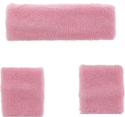Sweatbands Headband Wristband Set