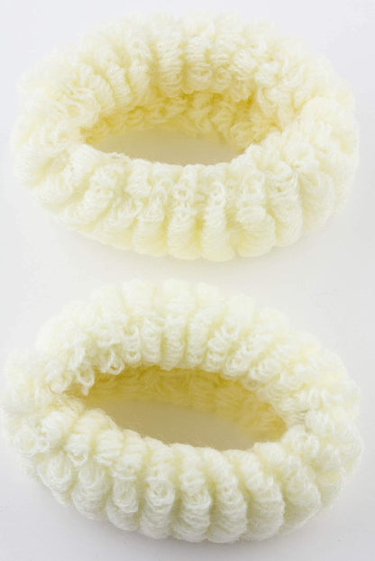 12pcs stretchy donut scrunchies