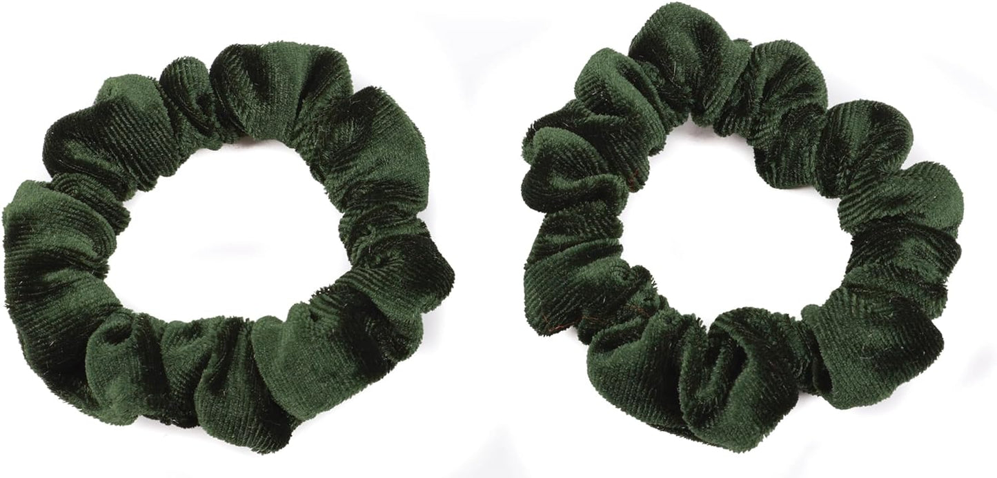 2pcs premium velvet small scrunchies