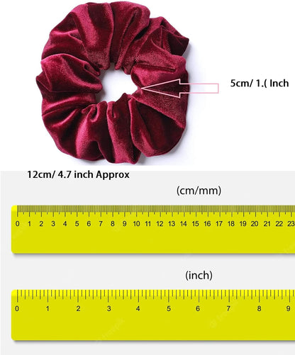 Premium velvet scrunchies