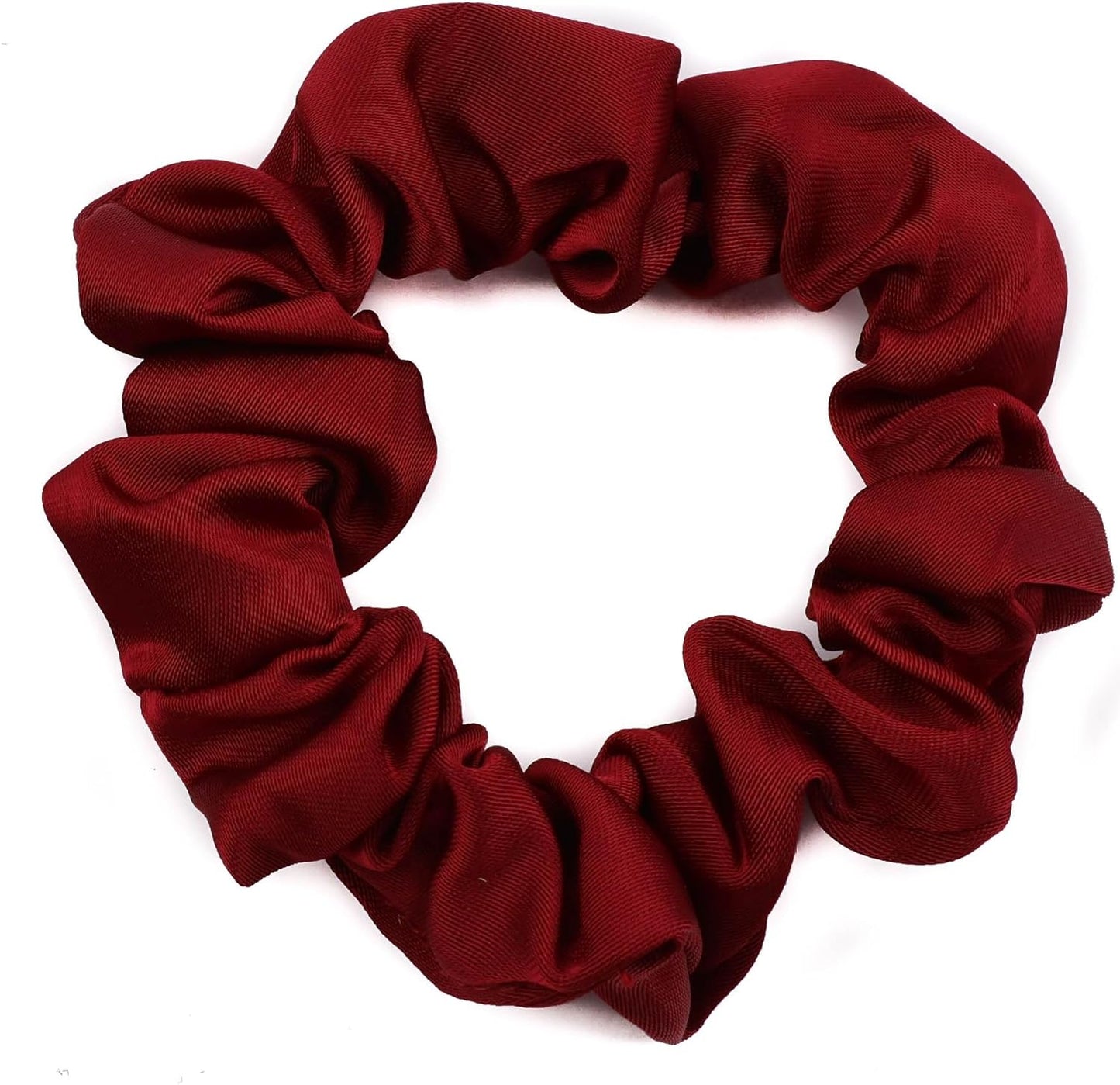 2pcs small luxurious satin hair tie