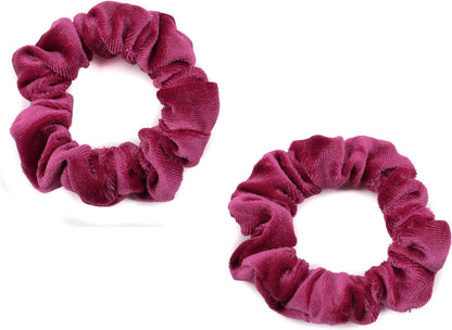 2pcs premium velvet small scrunchies