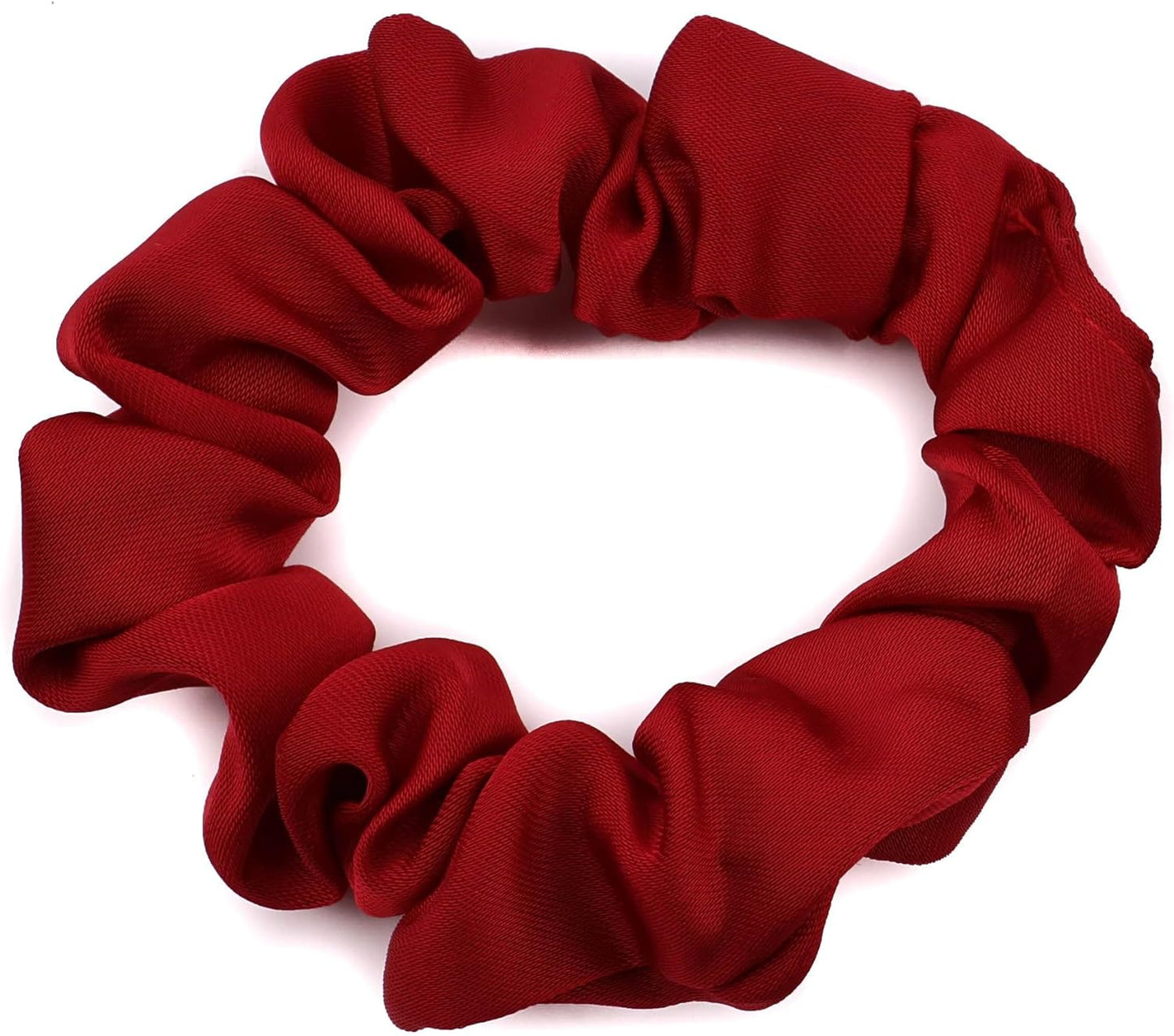 2pcs small luxurious satin hair tie