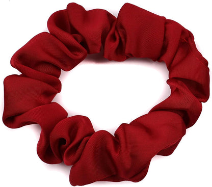 2pcs small luxurious satin hair tie