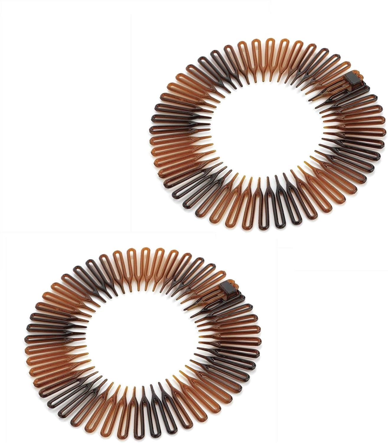 2pcs Flexy Headband Zig Zag Comb