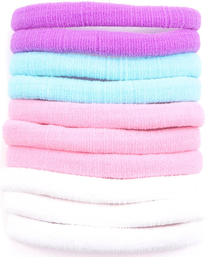 Set of 10pcs plain jersey large elastic