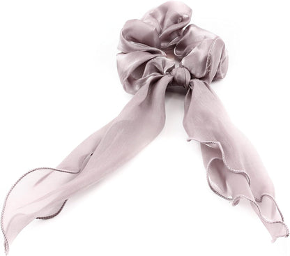 Chiffon Organza tail scrunchies
