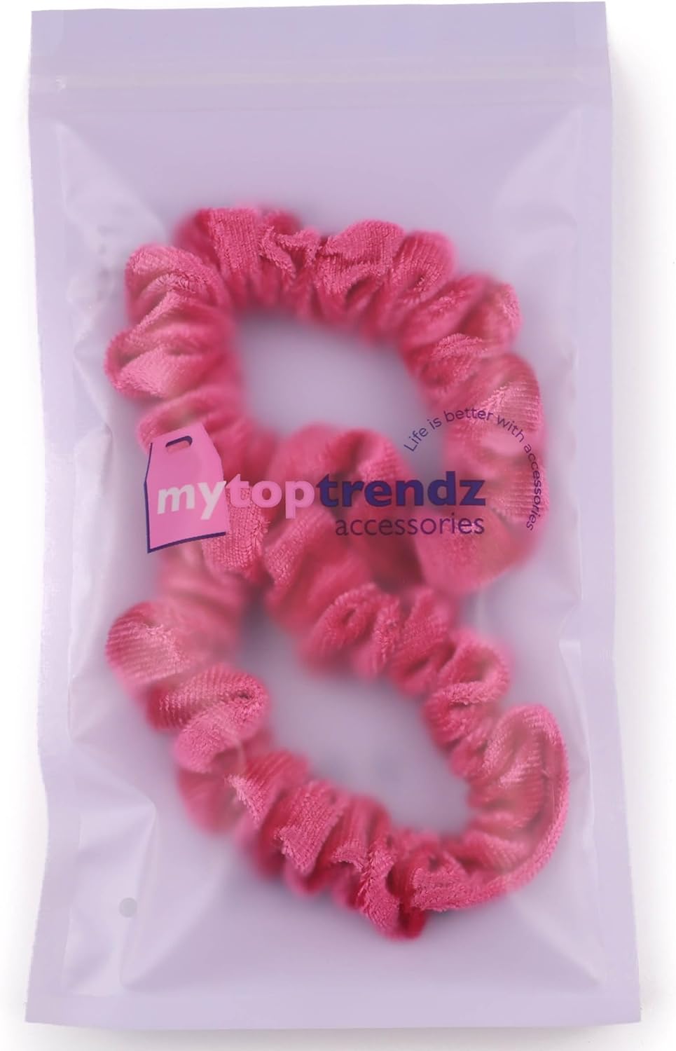 2pcs premium velvet small scrunchies