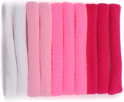Set of 10pcs plain jersey large elastic