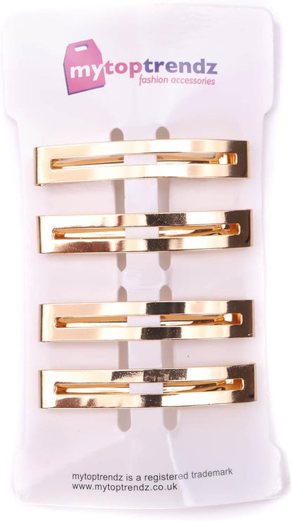 Pack of 4 slim Barrette Hair clip