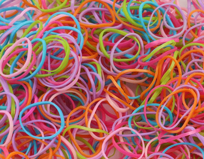 500pcs Mini hair elastic bands