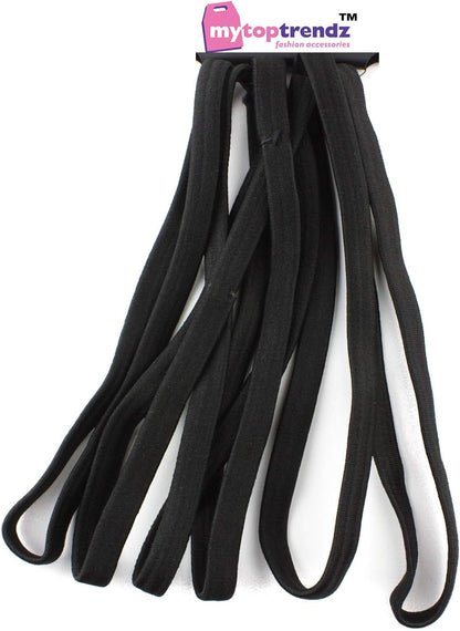 Pack of 6 unisex elastic bands 10mm (1cm)