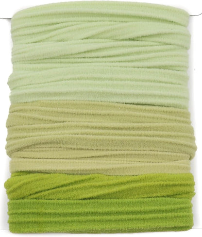 8pcs ribbed ponytail bands