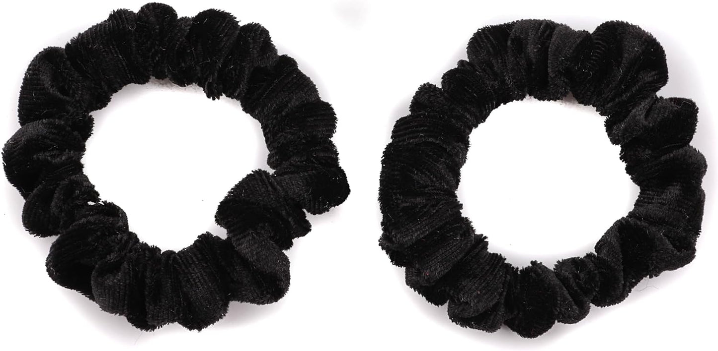 2pcs premium velvet small scrunchies