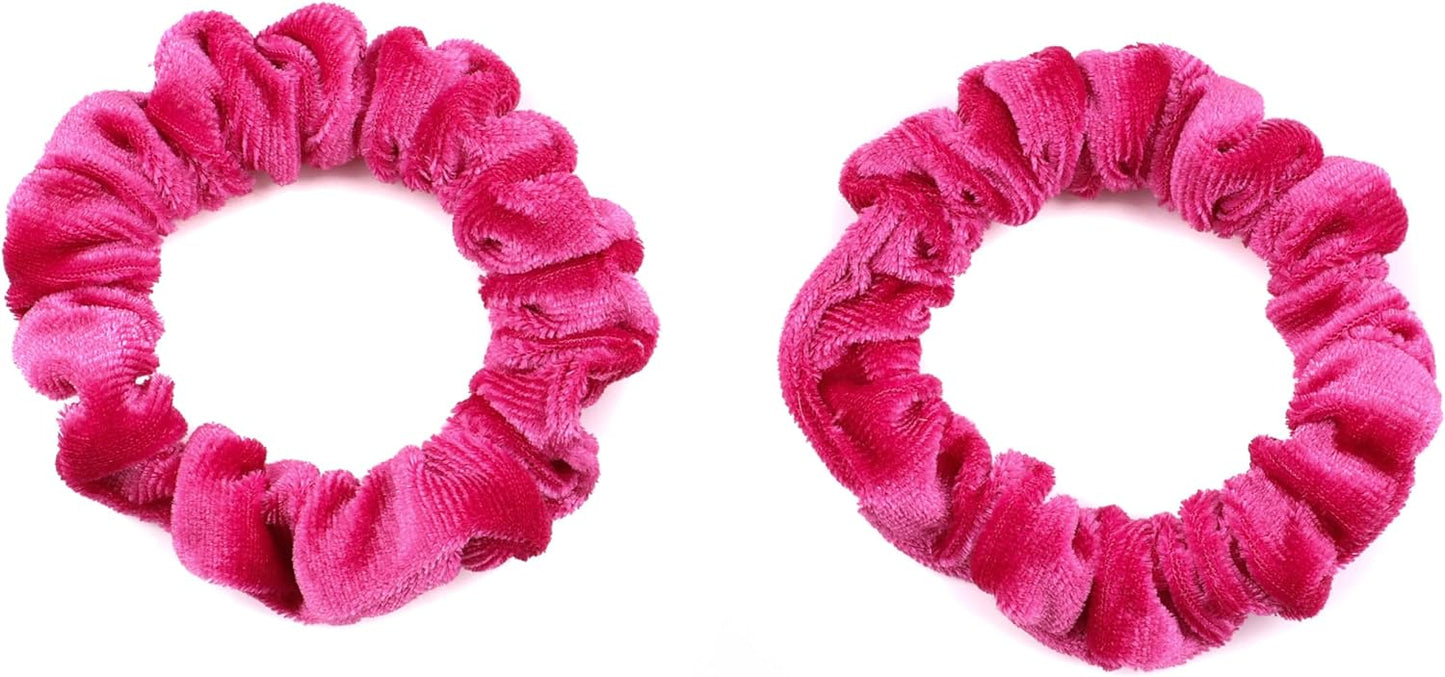 2pcs premium velvet small scrunchies