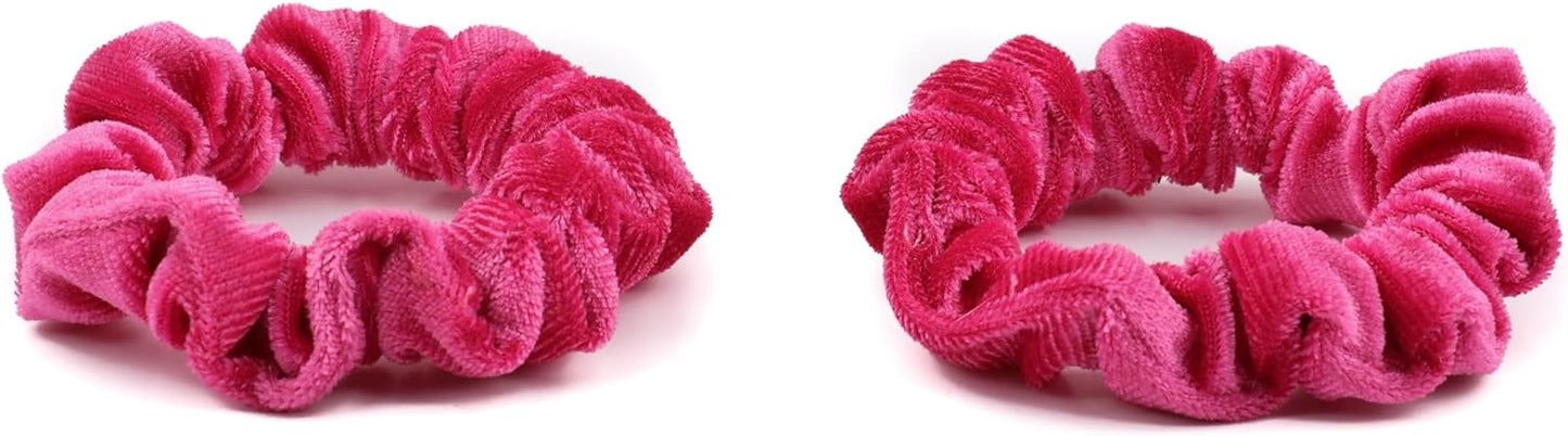 2pcs premium velvet small scrunchies