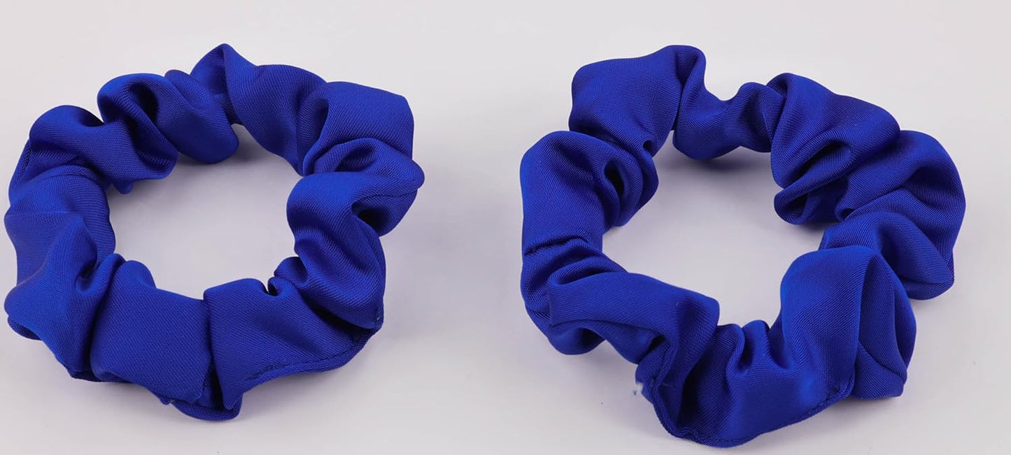 2pcs small luxurious satin hair tie