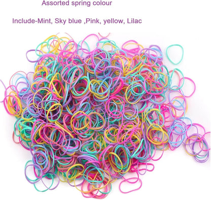 500pcs Mini hair elastic bands