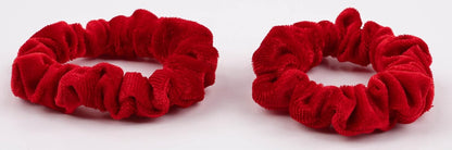 2pcs premium velvet small scrunchies