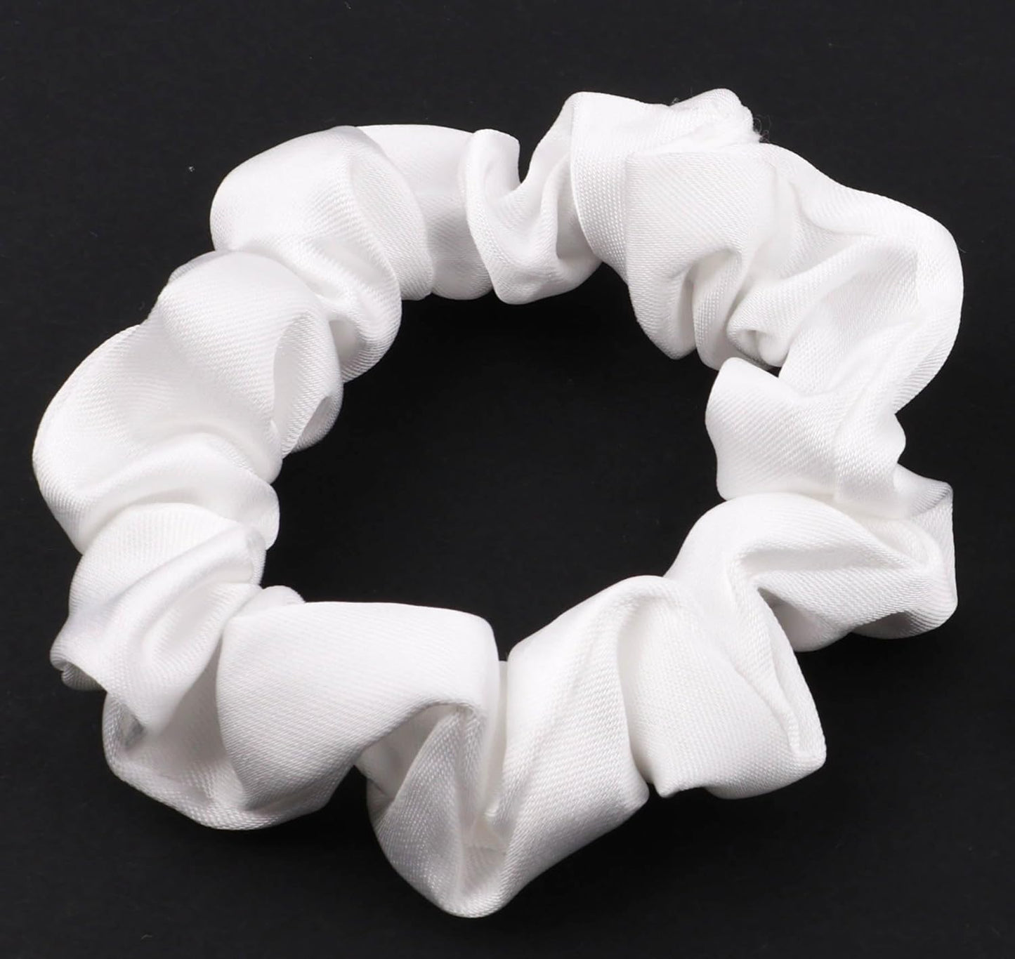 2pcs small luxurious satin hair tie