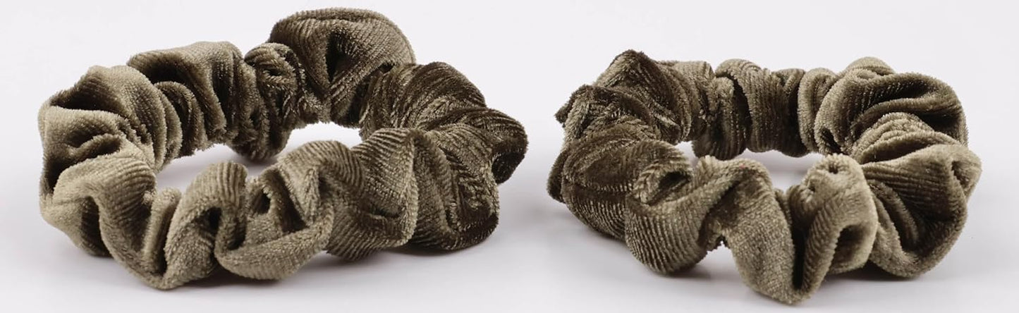 2pcs premium velvet small scrunchies